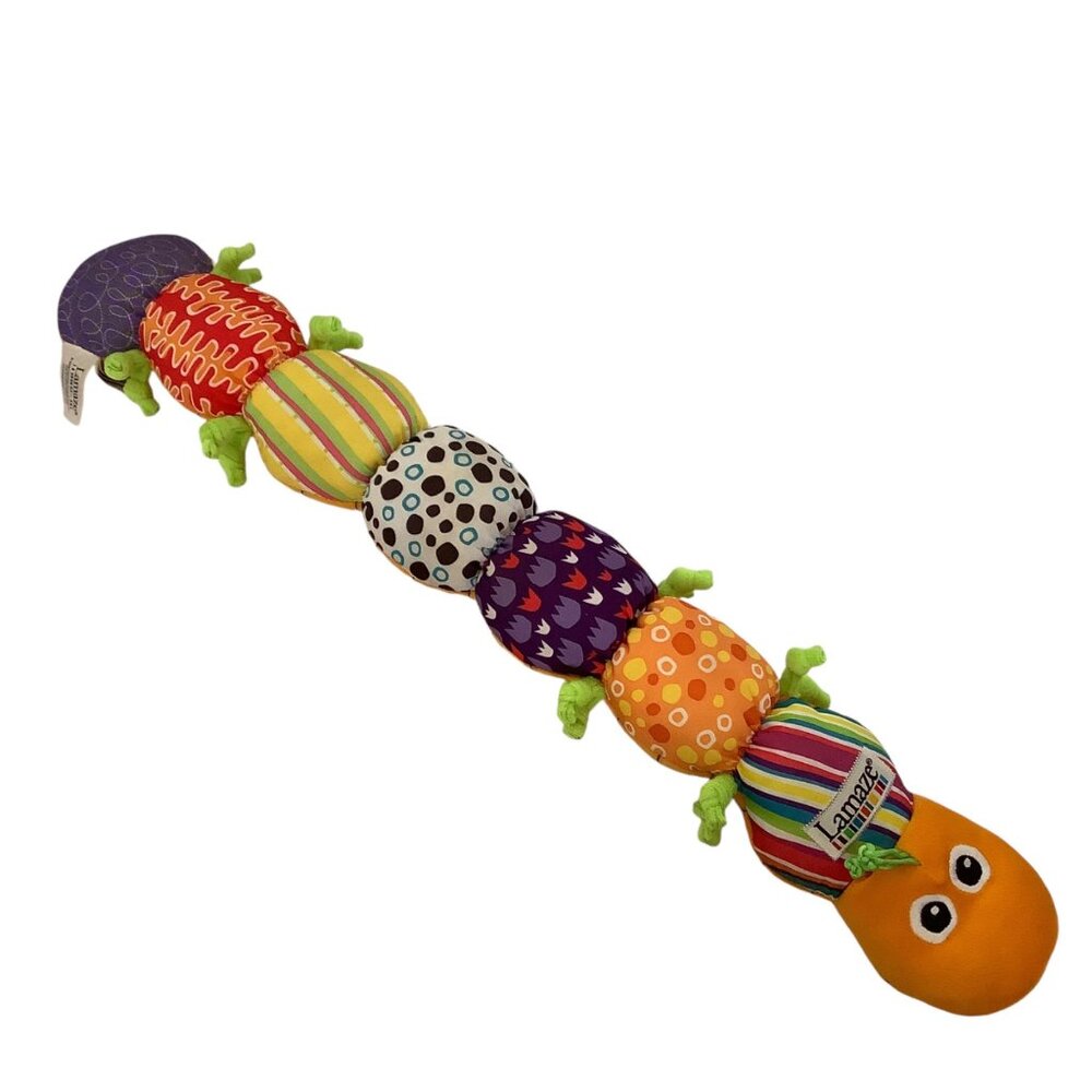 Tomy Lamaze Inchworm Caterpillar Plush Stuffed Animal Baby‎ Infant Toy 24"